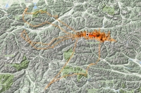 Route Bartgeier Charlie